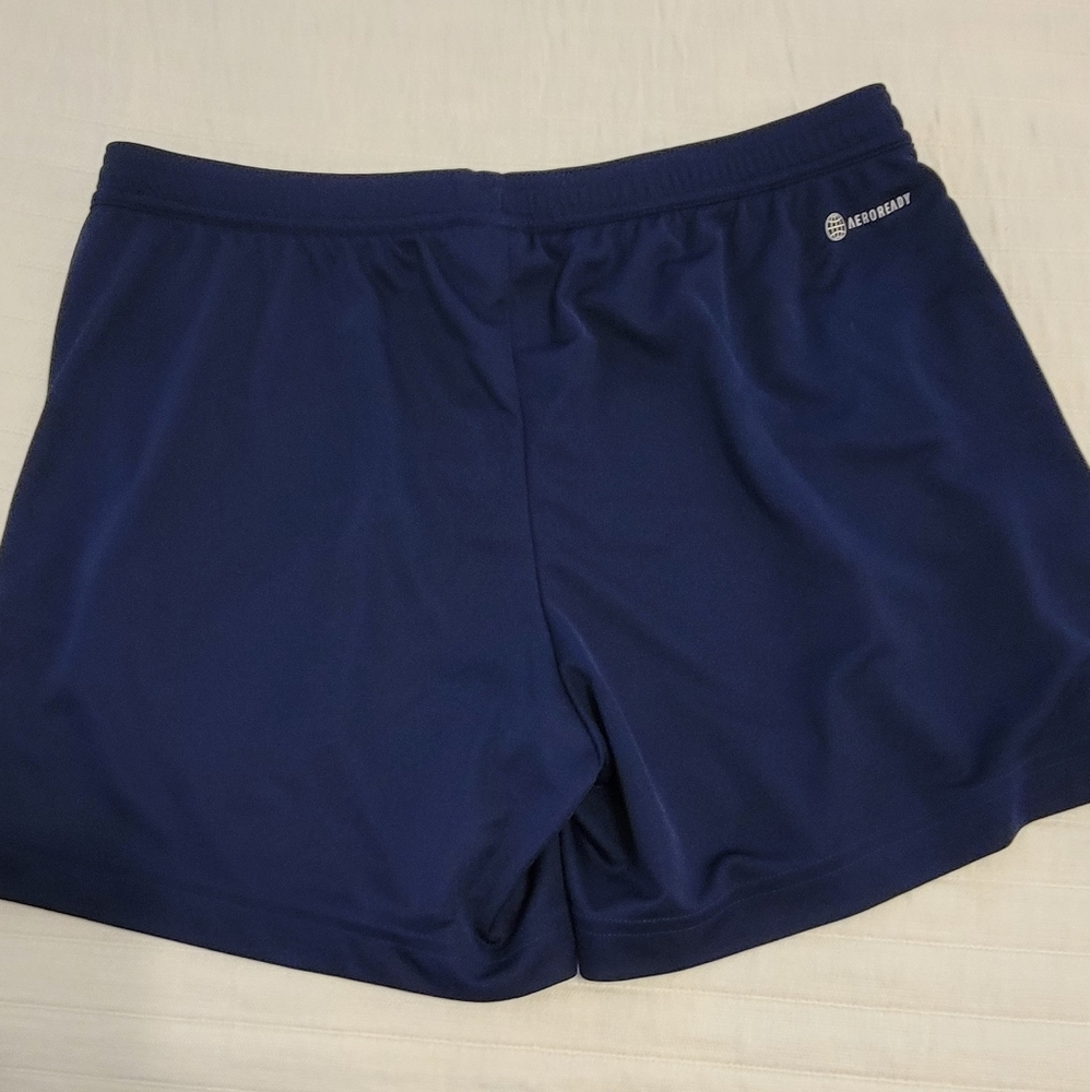 Adidas running shorts, navy blue sz M 31" x 5"